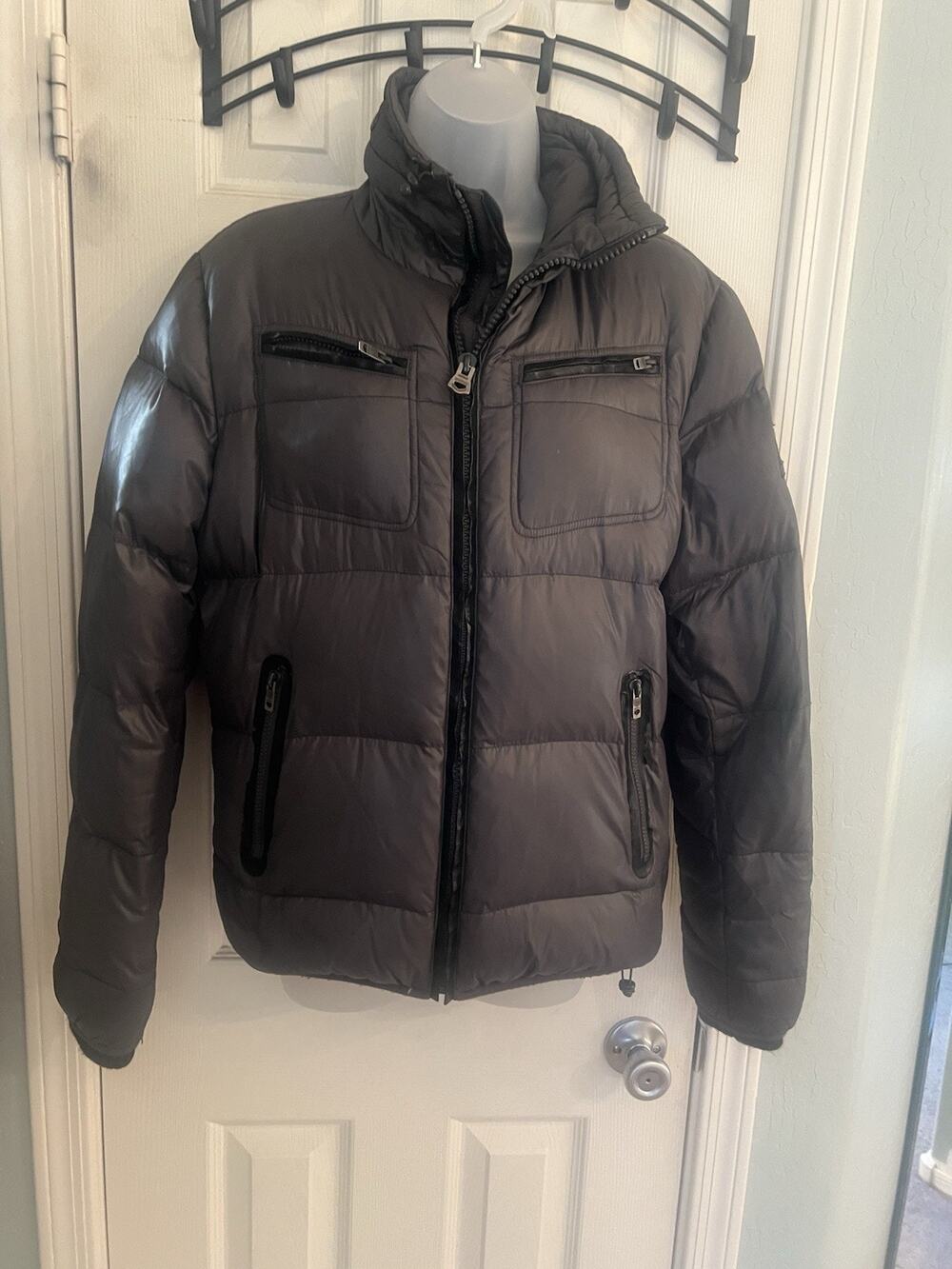 Diesel Down Jacket Black Medium